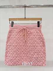 Louis Vuitton Textured Knit Mini Skirt - 5