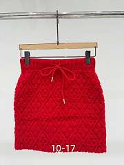 Louis Vuitton Textured Knit Mini Skirt - 3