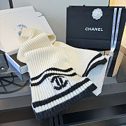 Chanel Ribbed Knit Scarf - 6