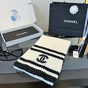 Chanel Ribbed Knit Scarf - 2