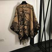Burberry Reversible Equestrian Knight Design Wool Cape - 5