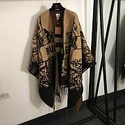 Burberry Reversible Equestrian Knight Design Wool Cape - 3