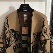 Burberry Reversible Equestrian Knight Design Wool Cape - 2