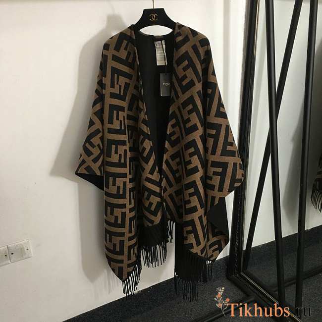 Fendi FF Monogram Poncho - 1
