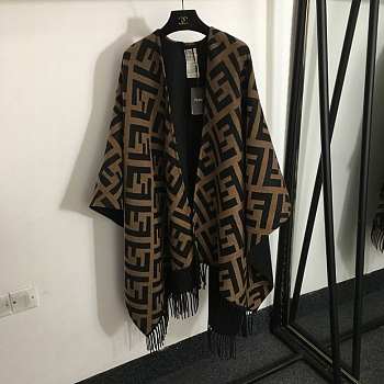 Fendi FF Monogram Poncho
